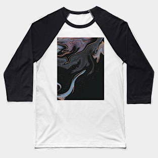 Everyone's Sea - Fluid Abstract Art Baseball T-Shirt